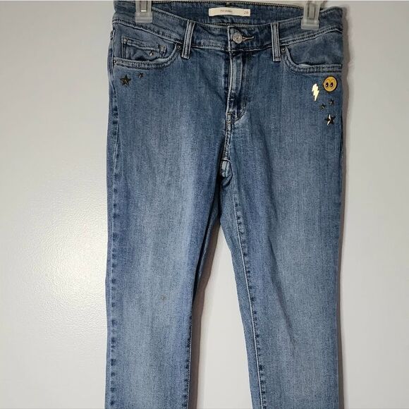 Levi's 711 skinny with button details women's size 28 - Picture 1 of 10